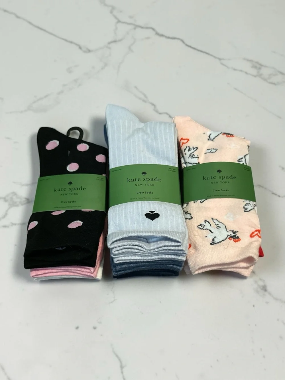 New Kate Spade 12 Pair Socks Bundle